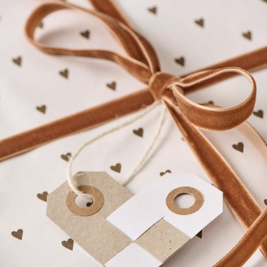 Velvet Ribbon on Spool 1000cm - Colour Choice