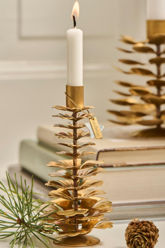 Cone Candle Holder for Dinner Candles 13cm