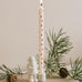 Red Hearts Taper Candle 20cm