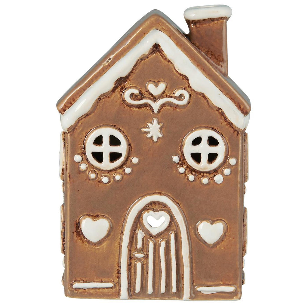 Gingerbread Ceramic House with Arched Door 15cm | Annie Mo's C
