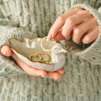 Glazed Stoneware Bird Bowl 14cm | Annie Mo's