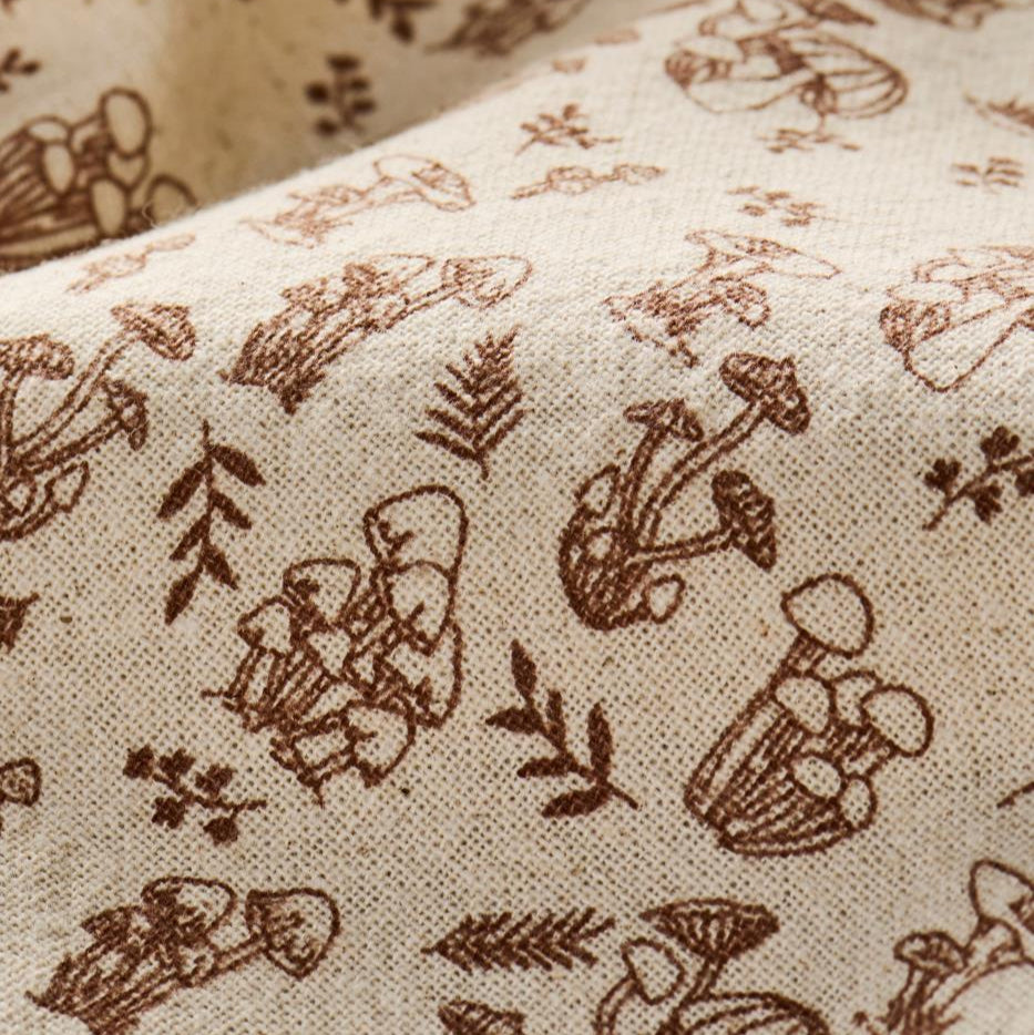 Mushroom Motif Tea Towel