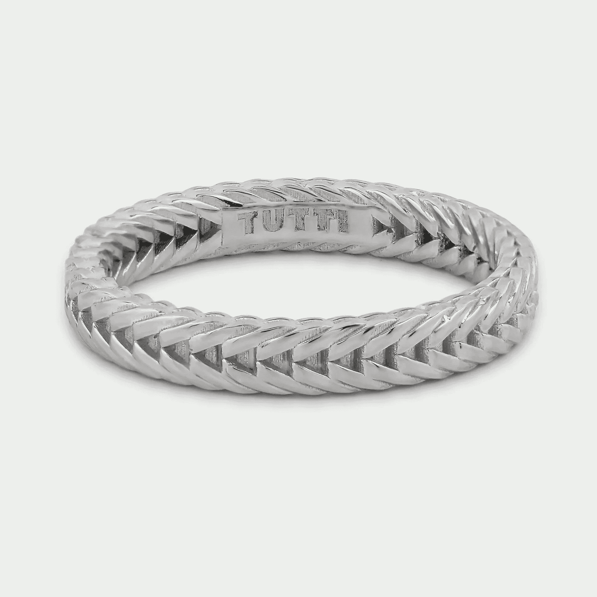 Woven Ring - Silver-C