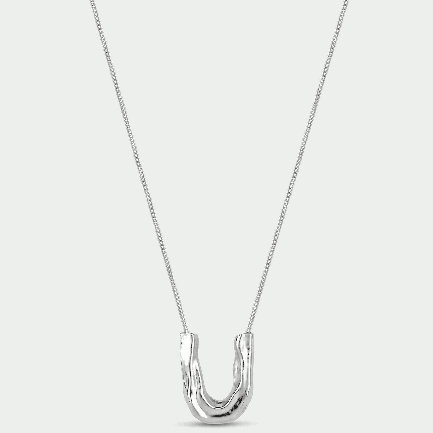 Earth Necklace - Silver-B