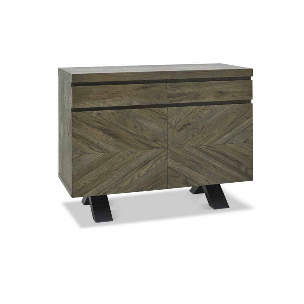 Ellipse Fumed Oak Narrow Sideboard