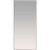 Simple Black framed Floor or Wall Mirror 180cm