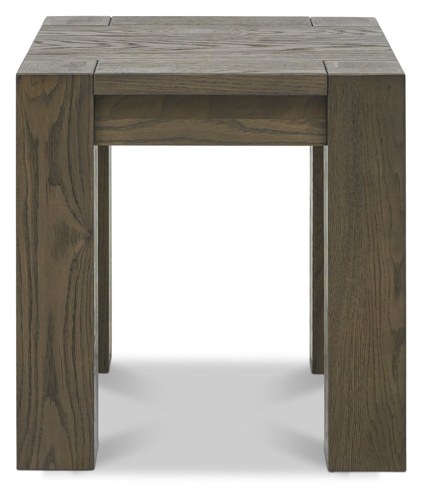 Logan Fumed Oak Lamp Table