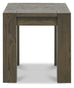 Logan Fumed Oak Lamp Table