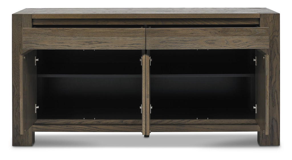 Logan Fumed Oak Wide Sideboard