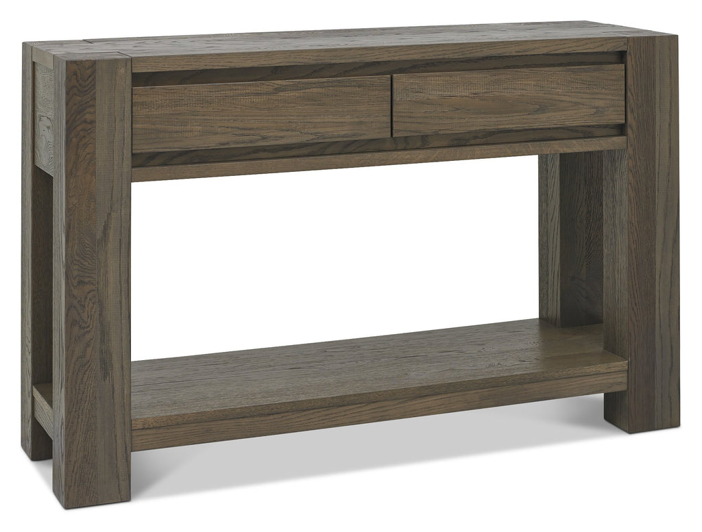 Logan Fumed Oak Console Table
