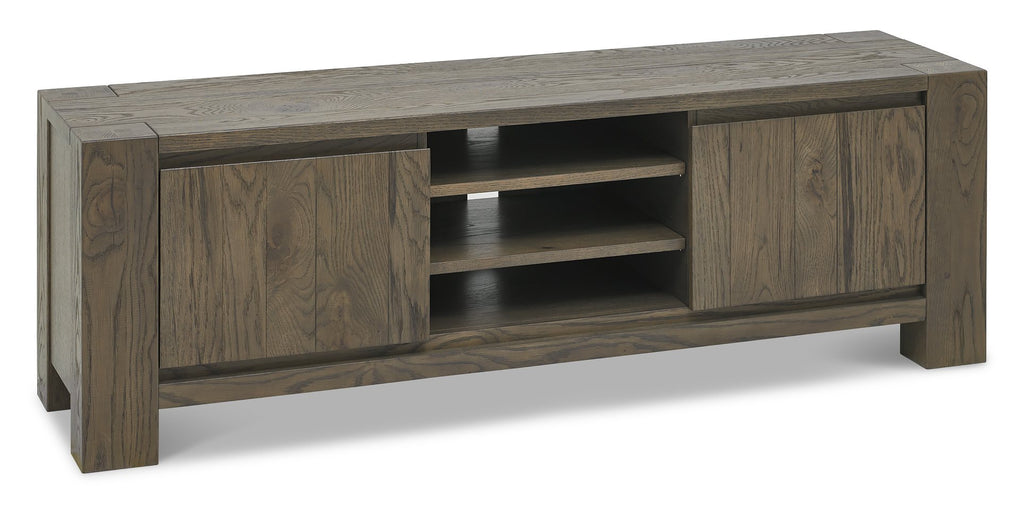 Logan Fumed Oak Entertainment Unit