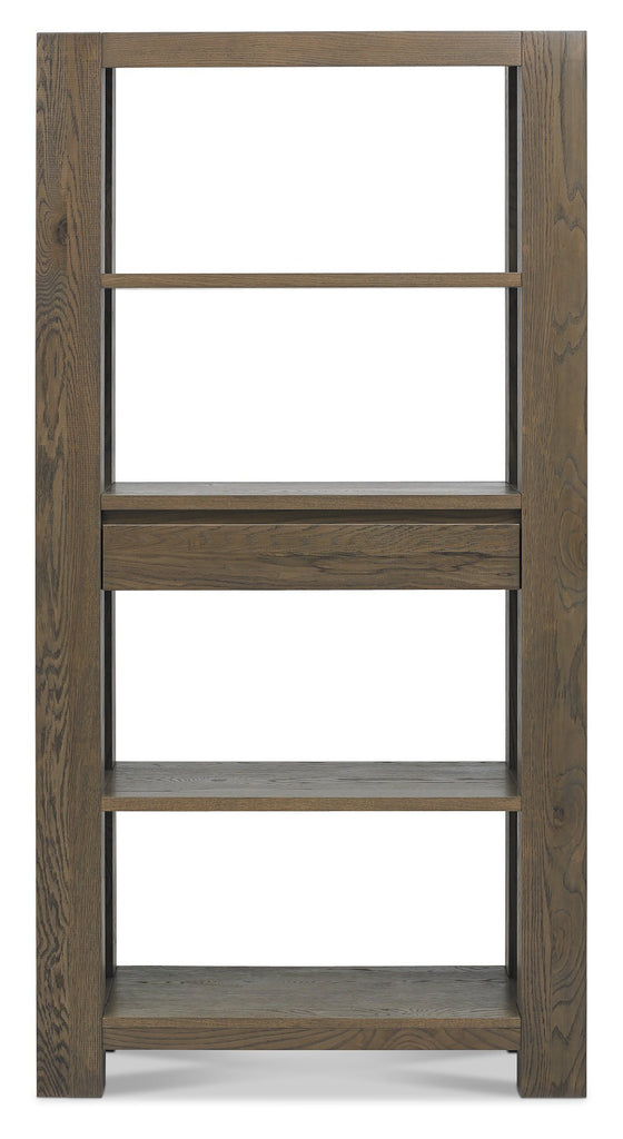 Logan Fumed Oak Display Cabinet