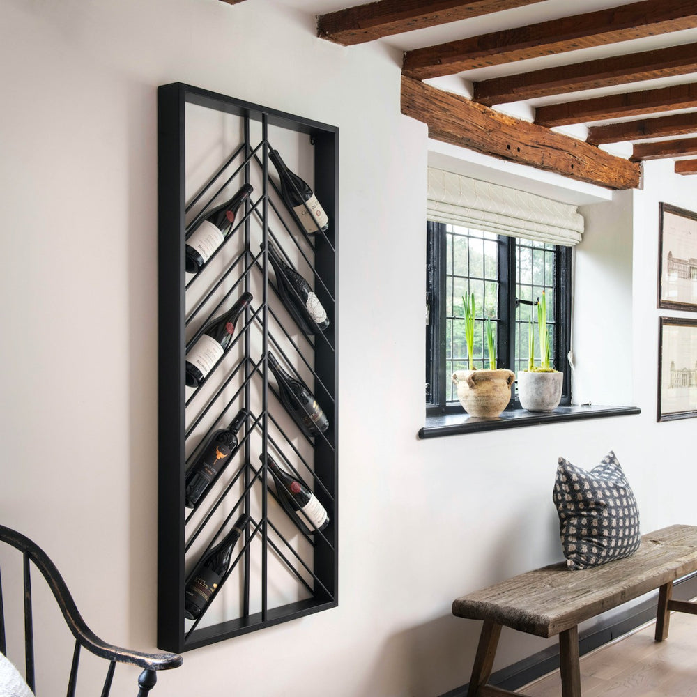 Portland 16 Bottle Wine Wall 140cm