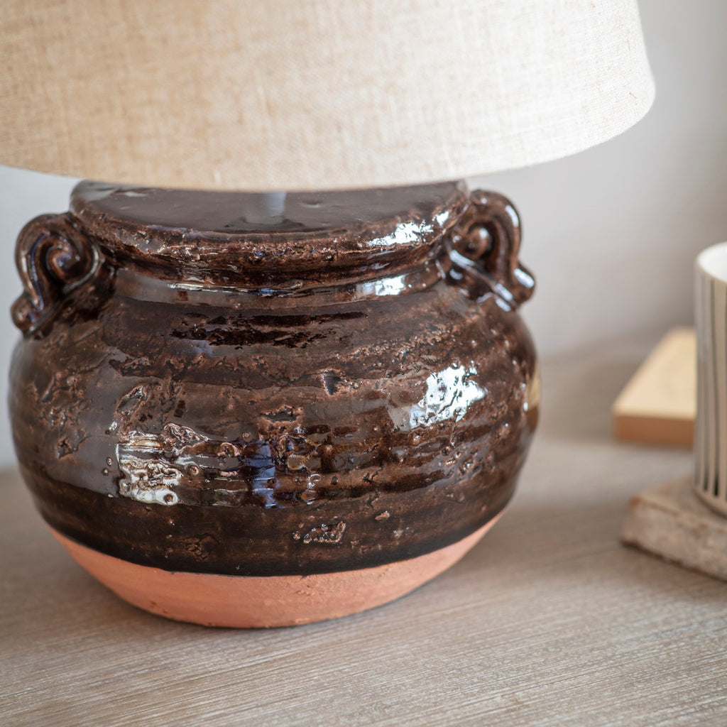 Highridge Squat Amphora Table Lamp 35cm