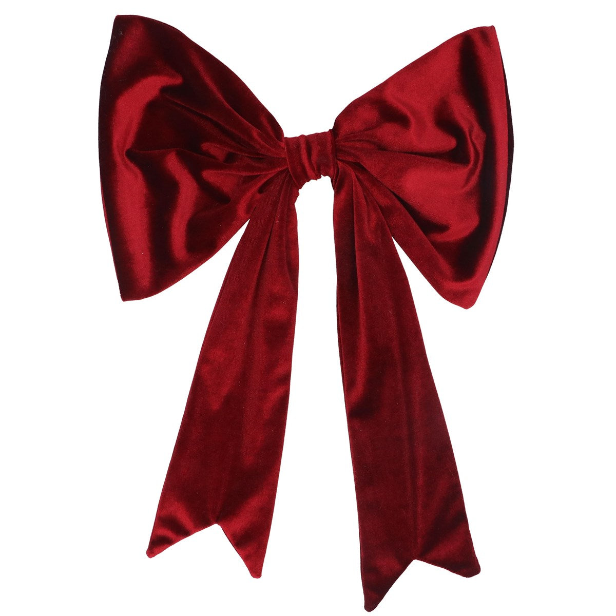 Velvet Bow, 48cm - Burgundy | Annie Mo's