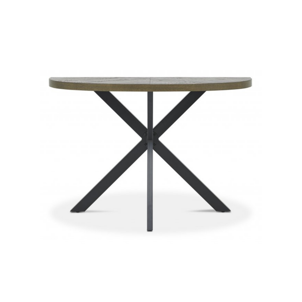 Ellipse Fumed Console Table