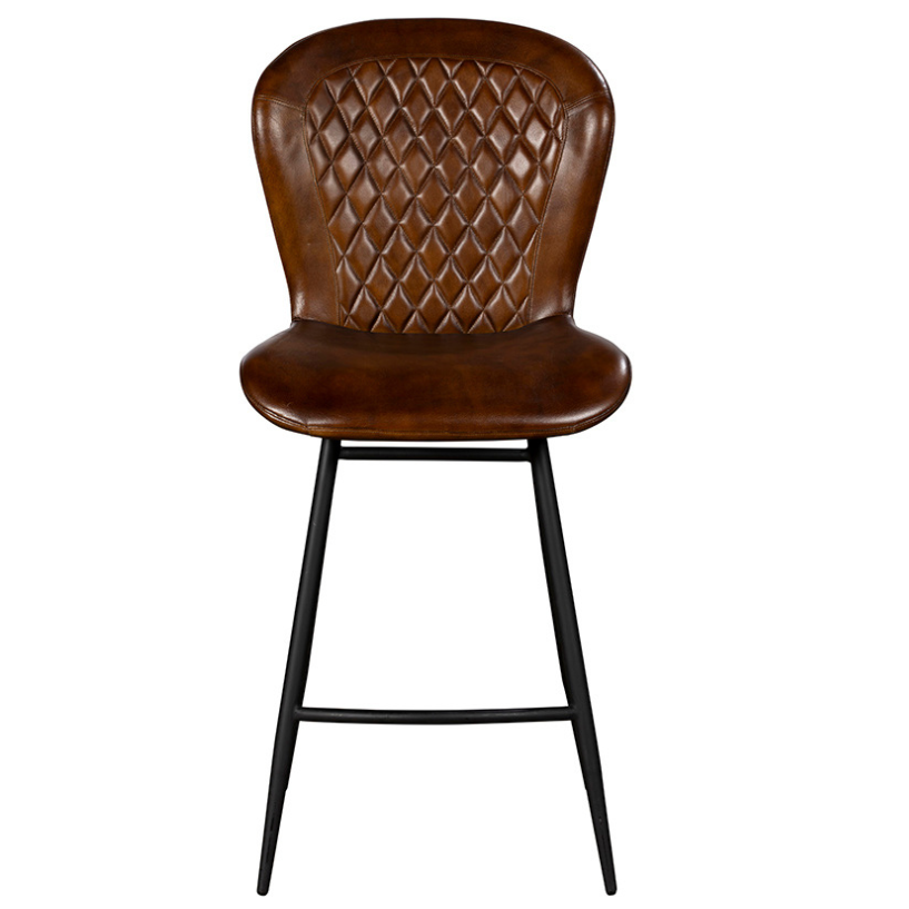 Saddler Bar Stool ( Buff Umber ) - Pair