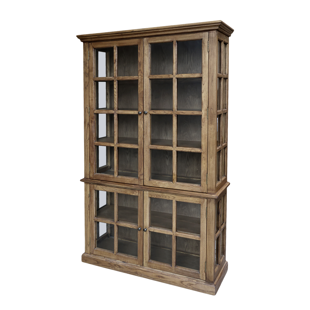 Marseille Display Cabinet with Four Doors and Shelves 120cm