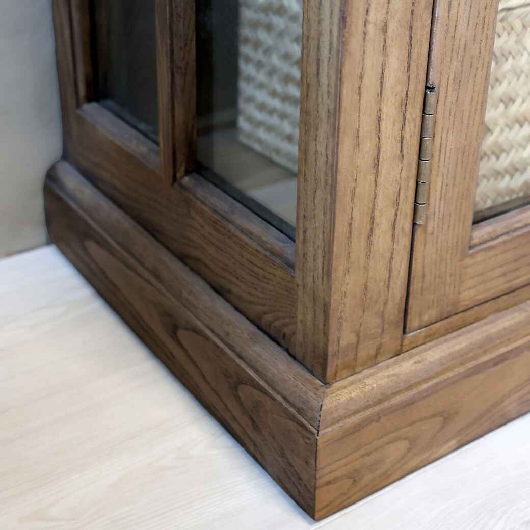 Marseille Display Cabinet with Four Doors and Shelves 120cm-3