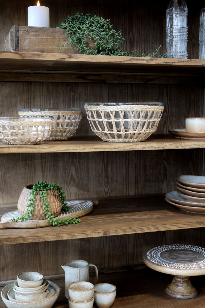 Marseille Display Cabinet with Eight Doors and Shelves 220cm