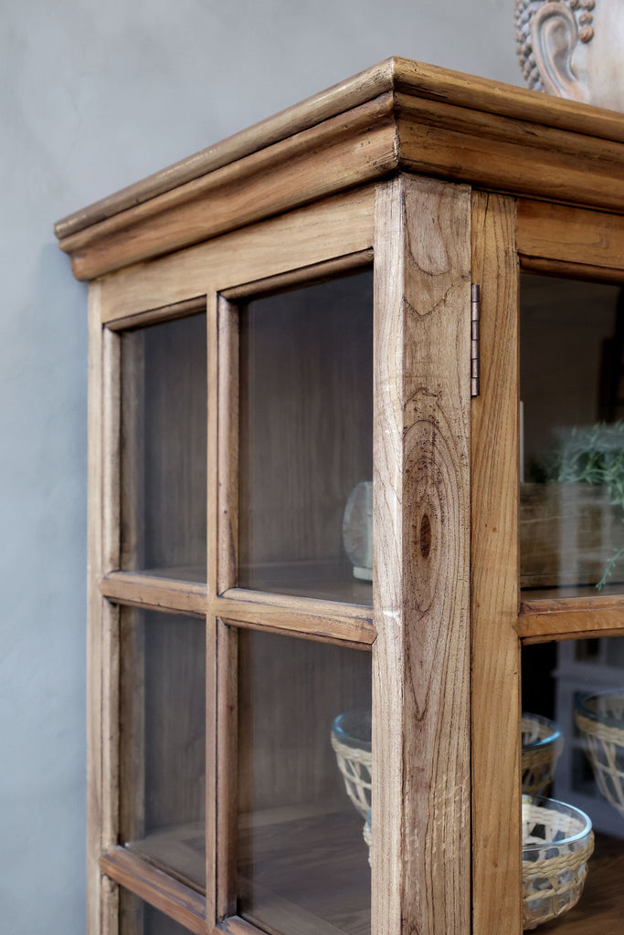 Marseille Display Cabinet with Eight Doors and Shelves 220cm