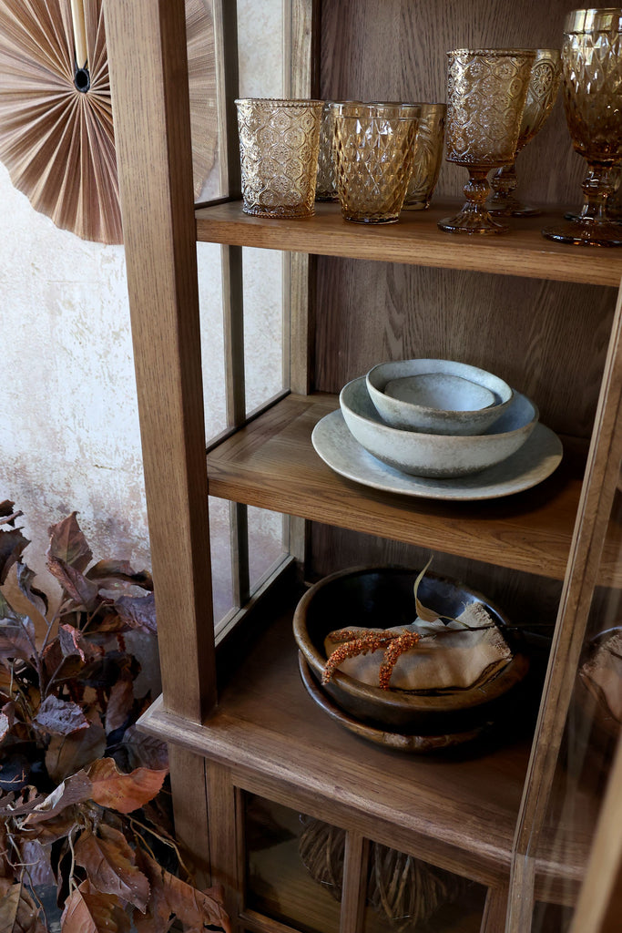 Marseille Display Cabinet with Two Doors and Shelves 60cm