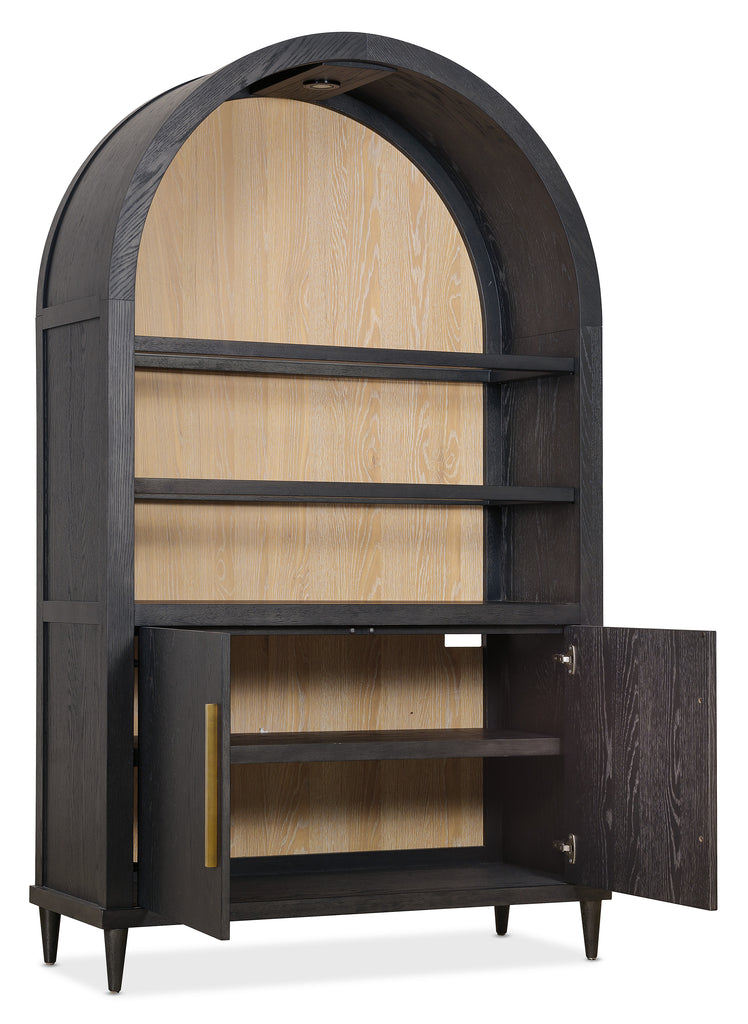 Timeless Curved Display Cabinet