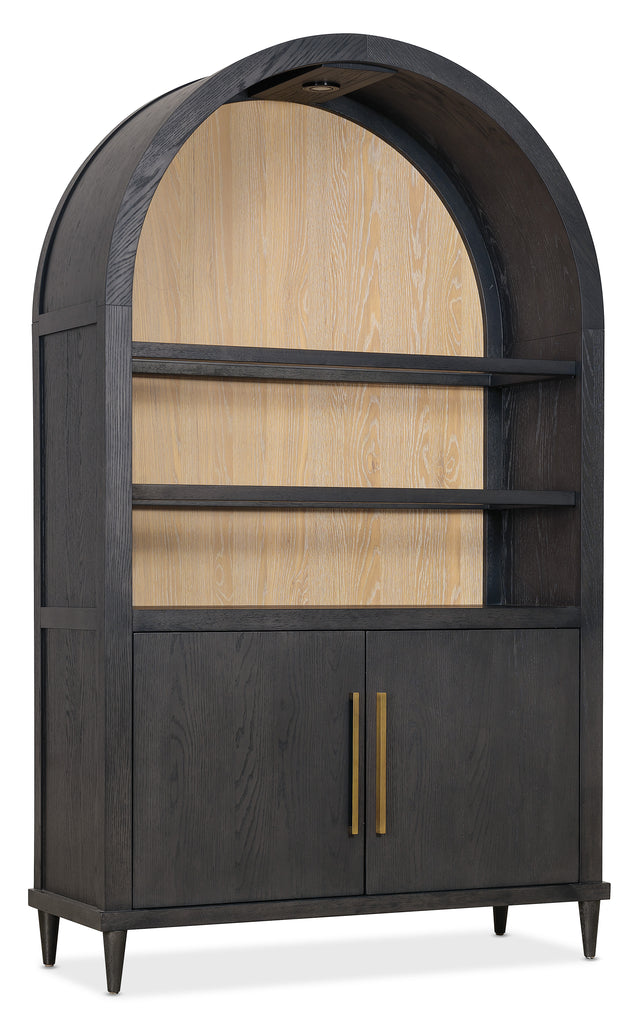 Timeless Curved Display Cabinet