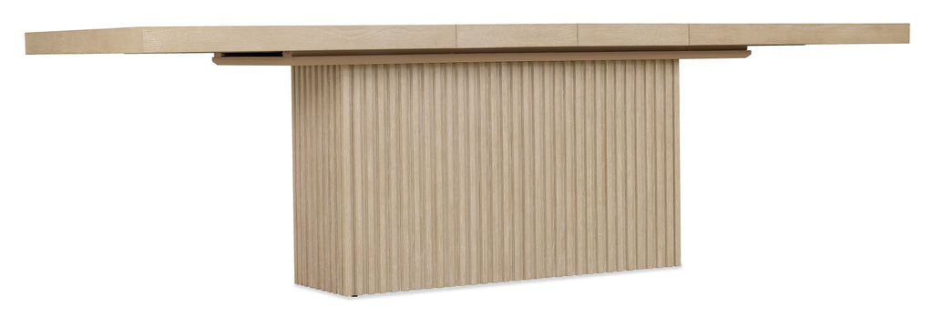 Nordic Tranquillity Rectangle Dining Table with Tambour Base | Annie Mo's