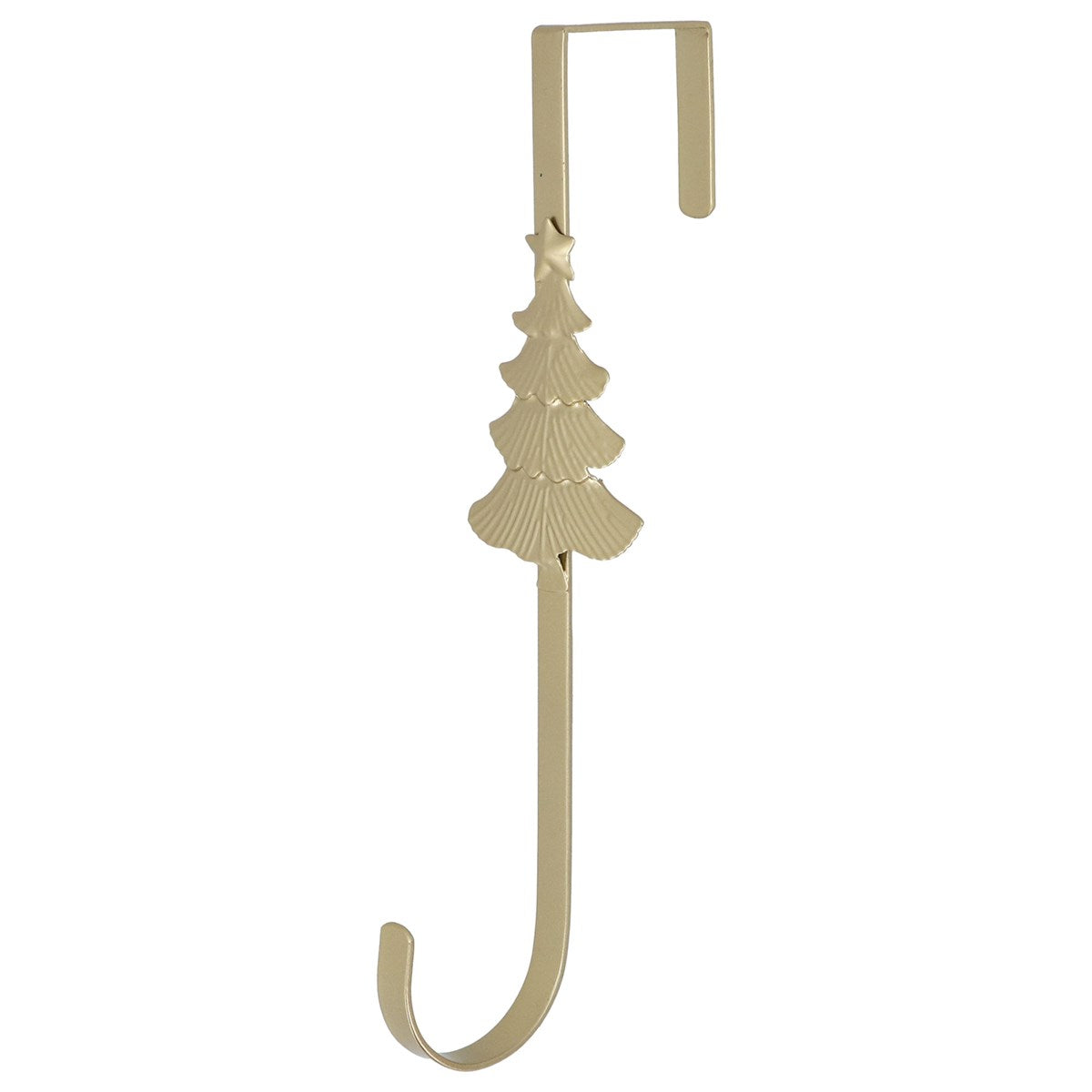 Metal Wreath Hanger 27cm - Gold Tree-B