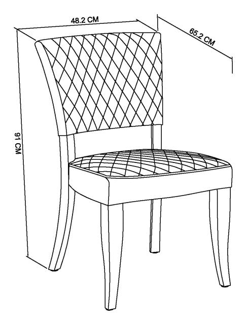 Logan Fumed Oak Upholstered Chair (Pair)