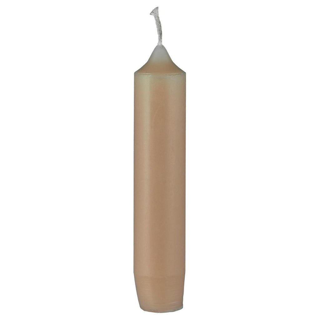 Short Sandy Dinner Candle 11cm
