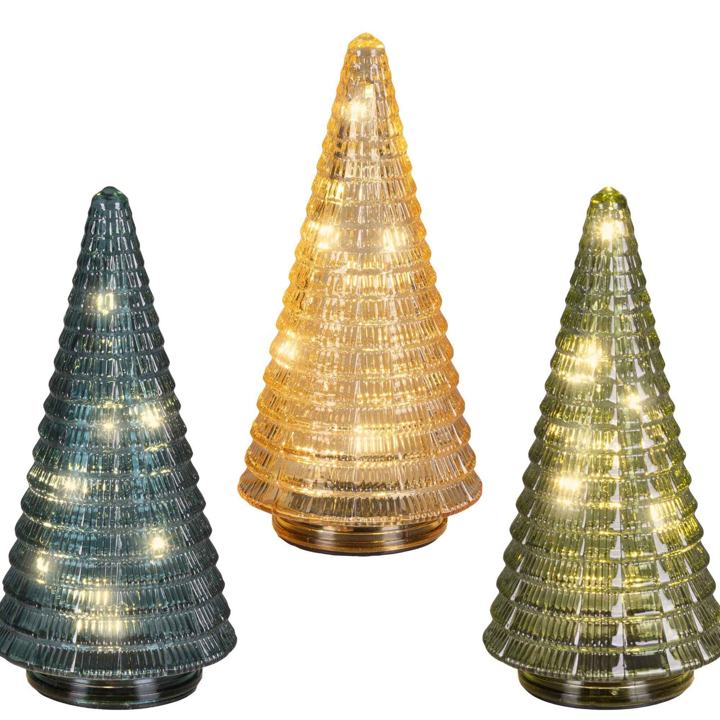 Micro LED Glass Trees 20cm - Colour Choice B | Annie Mo's