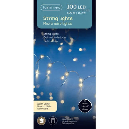100 Micro Led Lights on String 495cm