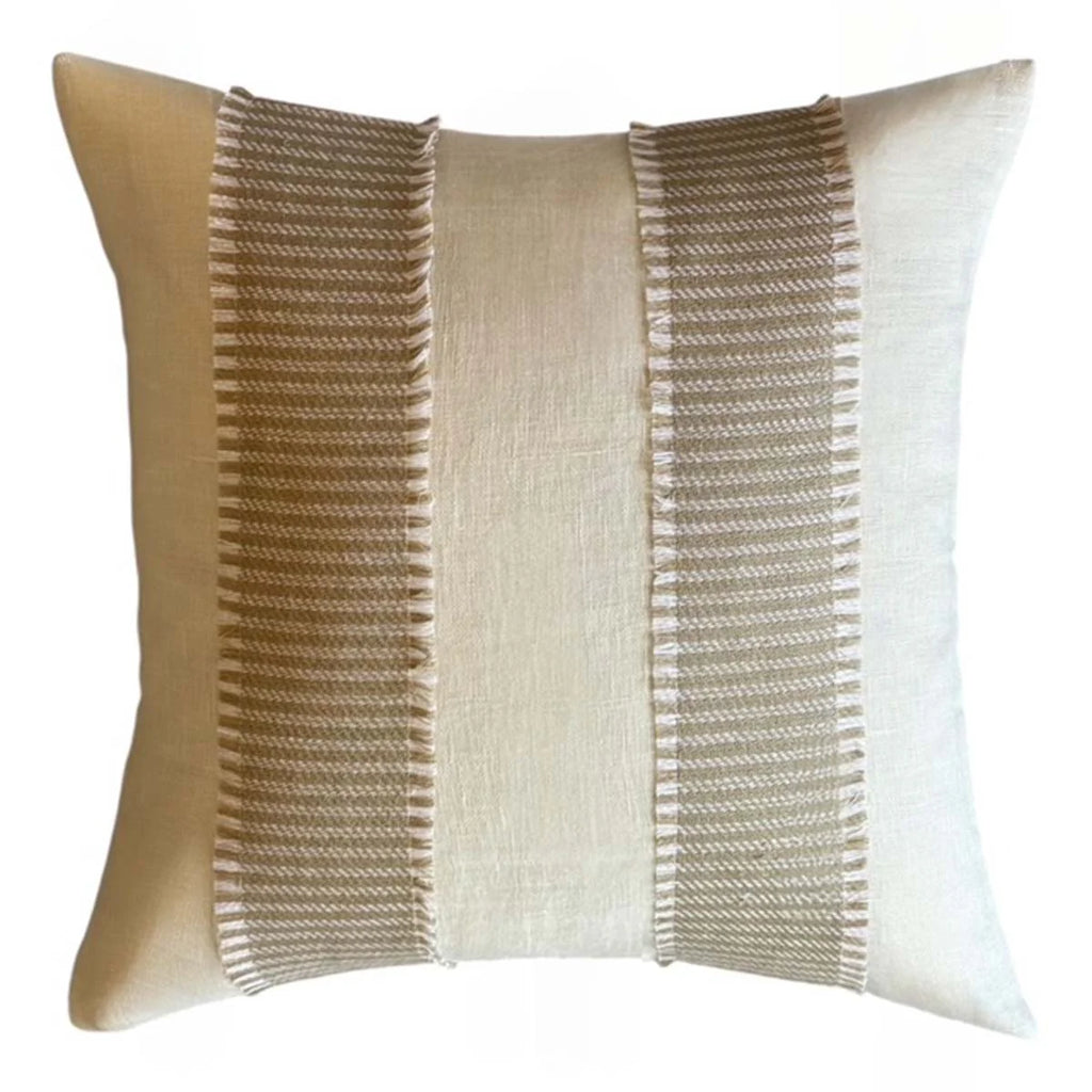 Ithica Linen Cushion with Feather Inner 50X50cm | Annie Mo's