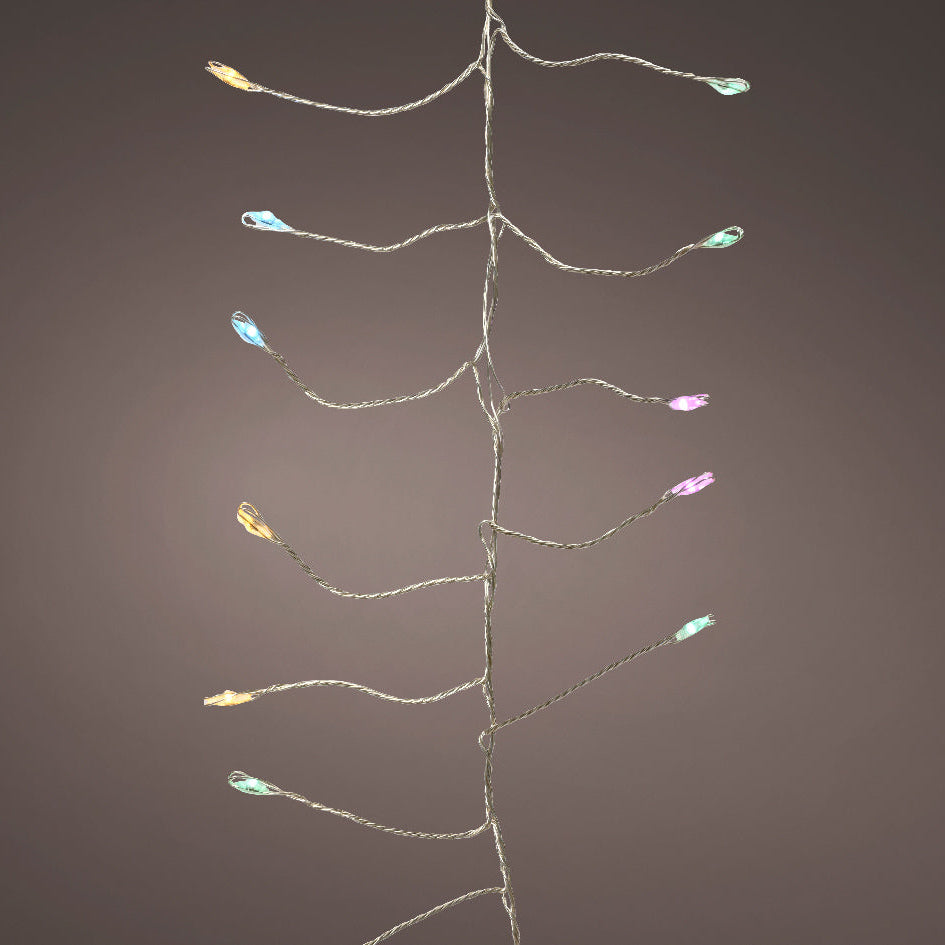 Micro LED Compact Multi Coloured Lights with 8 Function Twinkle Effect 600cm