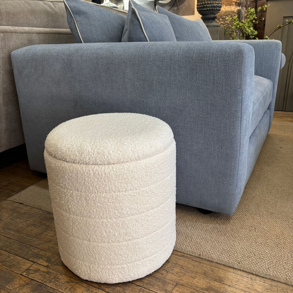 Cream Occasional Storage Stool 45cm | Annie Mo's