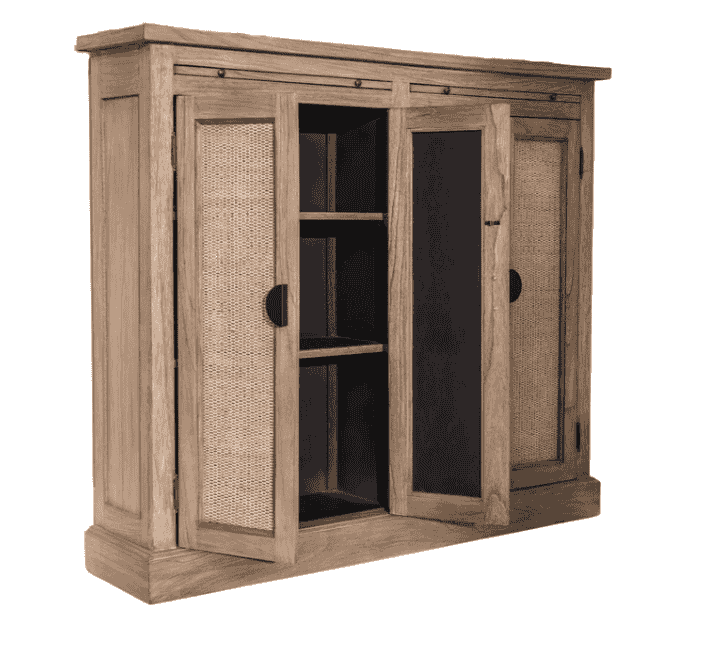 Lille Slim Two Door Cabinet 130cm | Annie Mo's