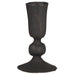 Black Metal Candle Holder for Dinner Candles 10cm