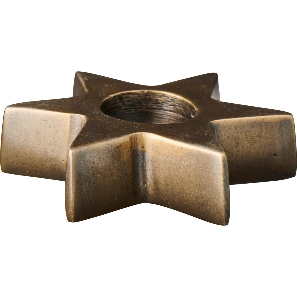 Metal Star Shaped Dinner Candle Holder 7cm | Annie Mo's