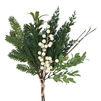 Winter Foliage with White Berries Bunch 46cm | Annie Mo's