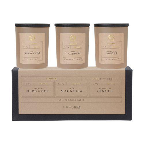 Yasu Scented Candles with Gift Box - Set 3