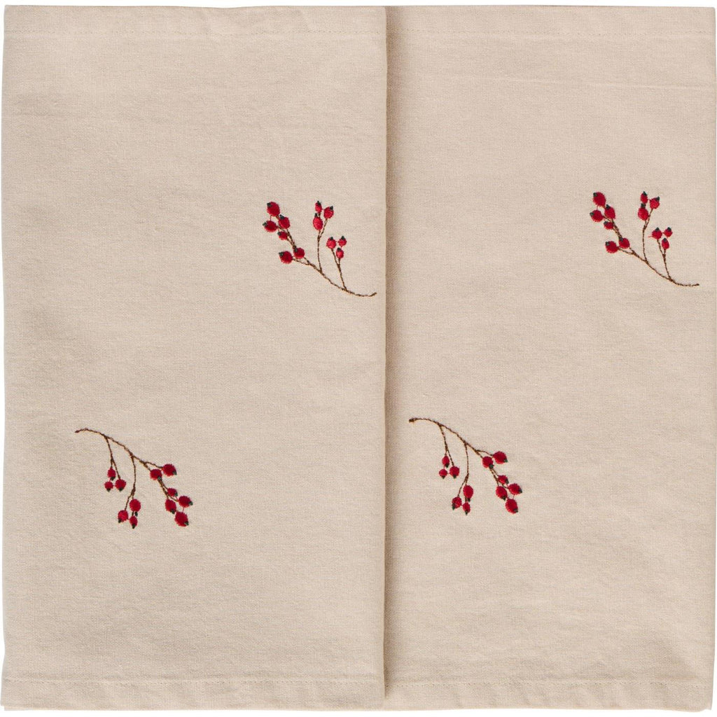Table Runner with Winter Berry Motifs 160cm | Annie Mo's