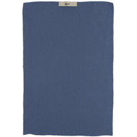 Cornflower Blue Knitted Hand Knitted Hand Towel | Annie Mo's