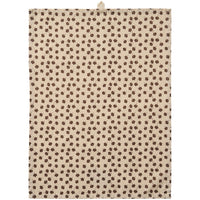 Brown Leaves Motif Tea Towel | Annie Mo's