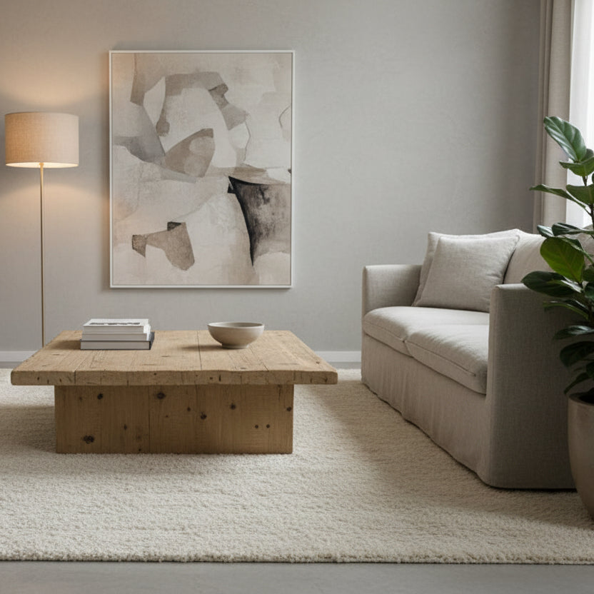Reclaimed Pine Rustic Coffee Table - Size Choice