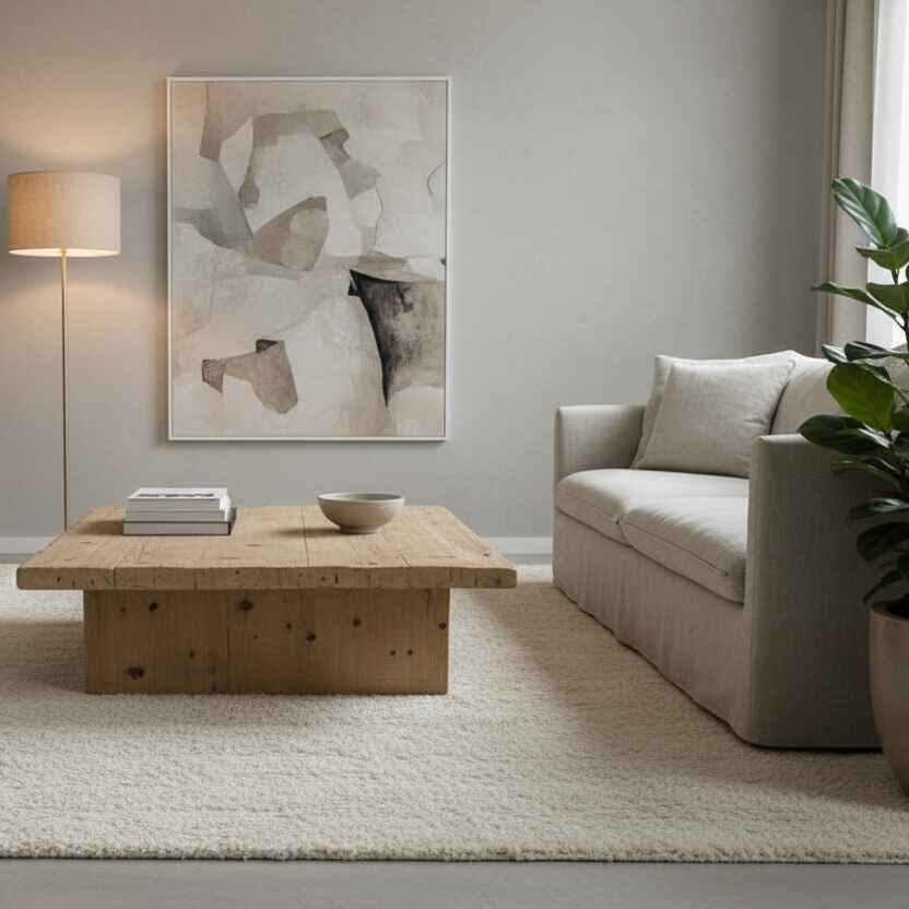 Reclaimed Pine Rustic Coffee Table - Size Choice F