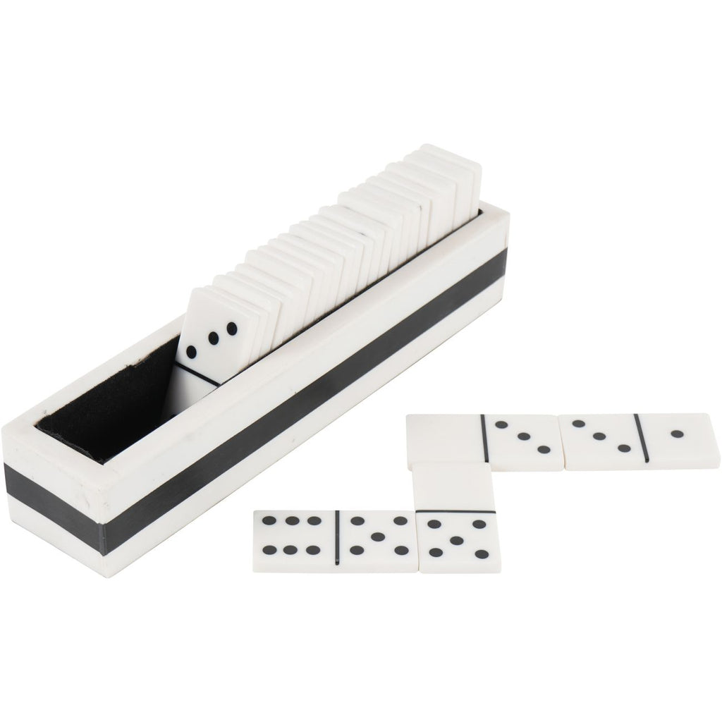 White and Black Domino Set 20cm