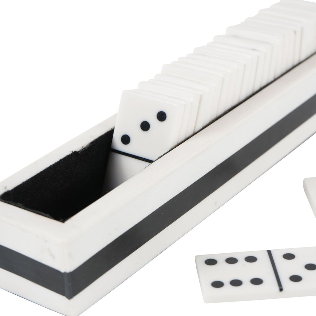White and Black Domino Set 20cm | Annie Mo's