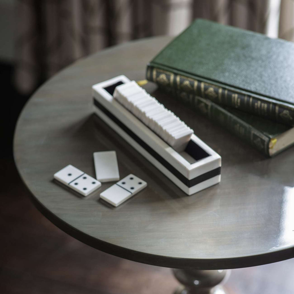 White and Black Domino Set 20cm